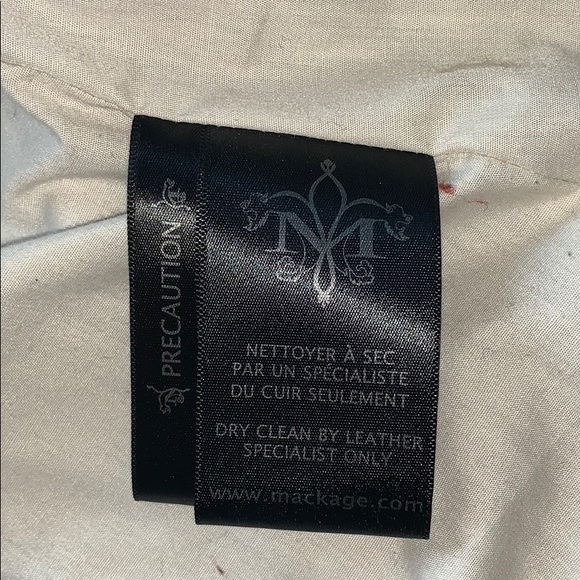 Mackage Leather Jacket - Picture 5 of 6